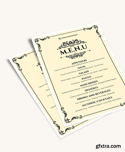 Classy-Classic-Dinner-Menu-Download