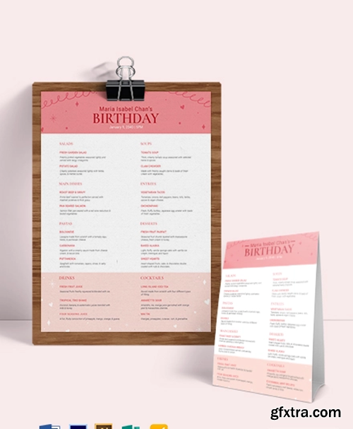 Pink-Birthday-Menu-Template-1