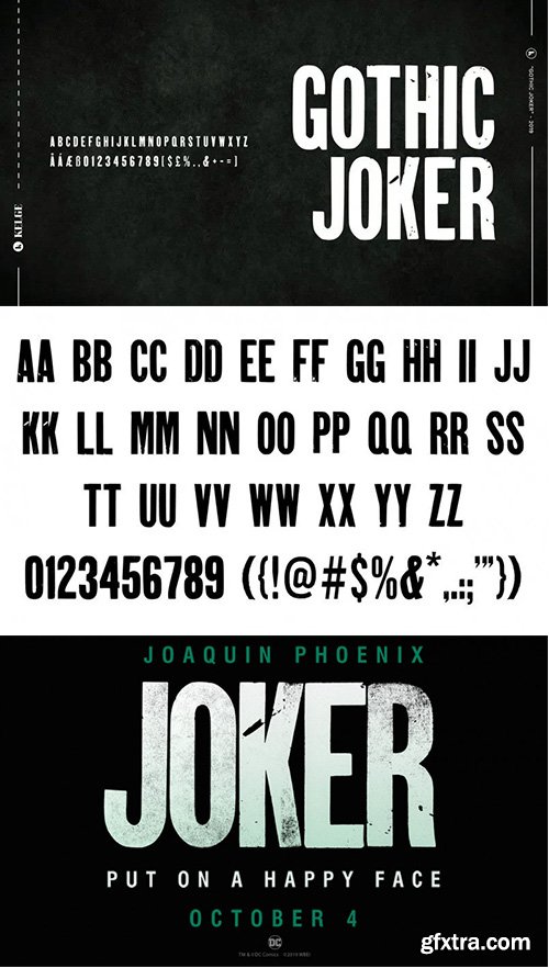 Gothic Joker Display Font