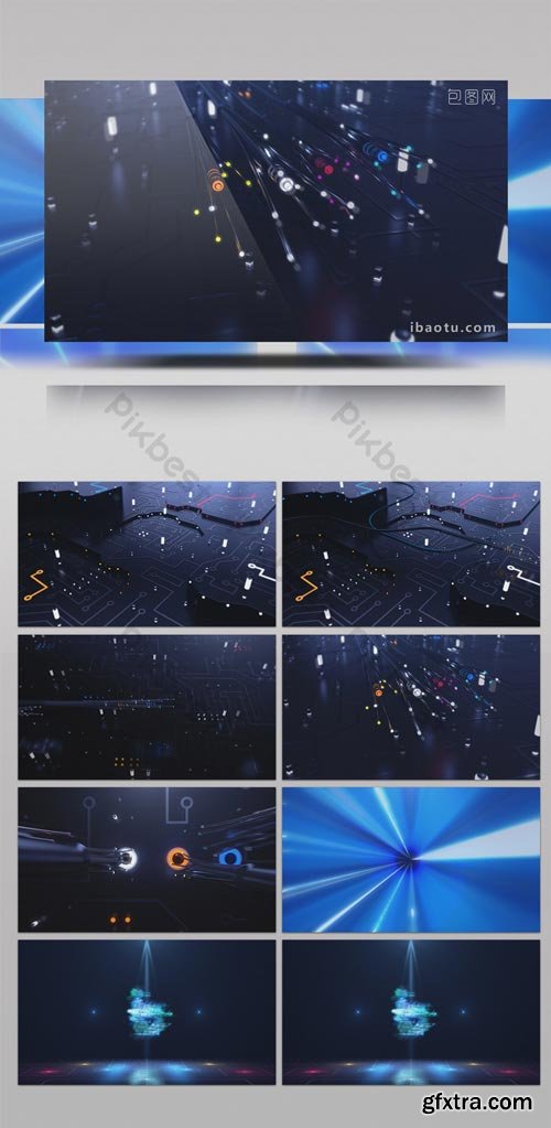 PikBest - Technology cable shuttle LOGO interpretation film head AE template - 1162626