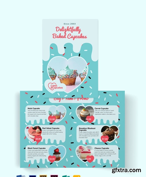 Cupcake-Bakery-Bi-Fold-Brochure