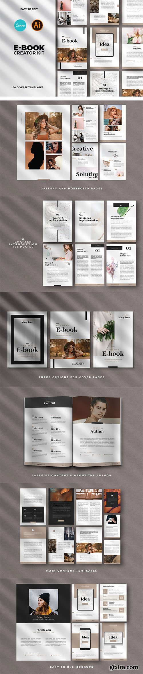 Minimal Ebook Templates For Canva