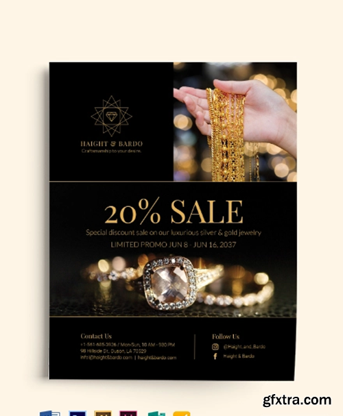 Black-Gold-Jewelry-Flyer-Template