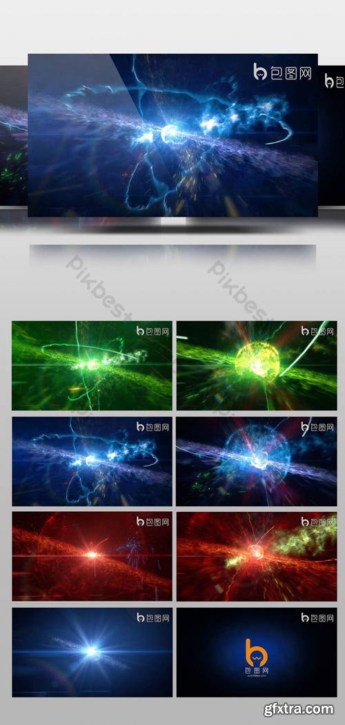 PikBest - Space Particle Explosion Special Effects Movie Title AE Video - 226383