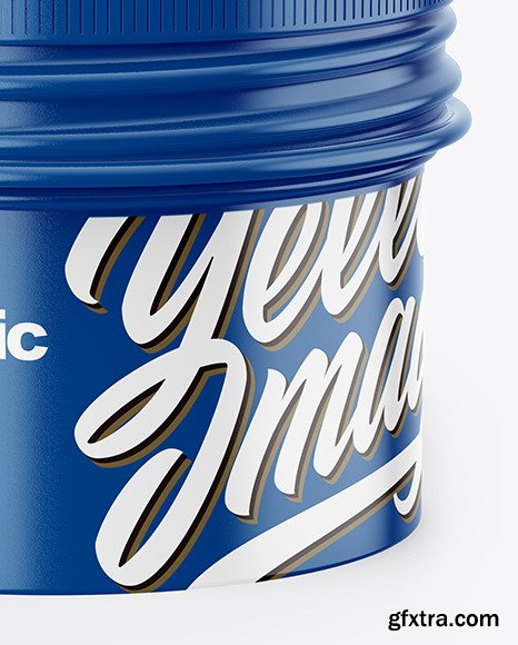 Glossy Cosmetic Tin Can Mockup 58139