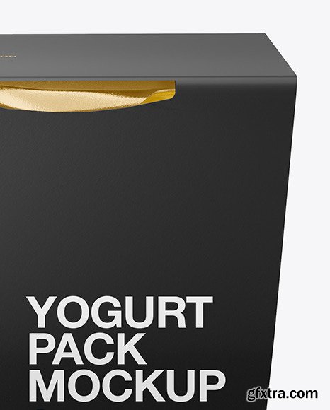 Yogurt 4 Pack Mockup 58887