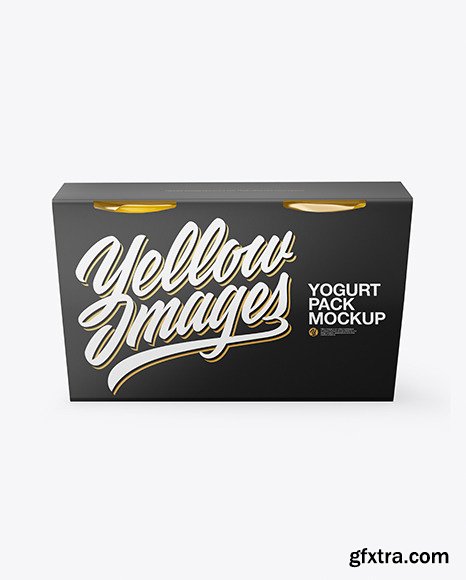 Yogurt 4 Pack Mockup 58887