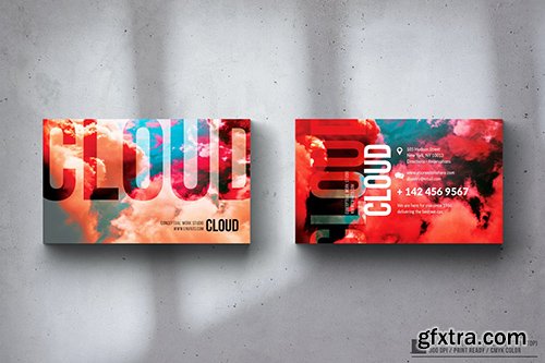 Abstract Business Card Design