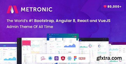 ThemeForest - Metronic v6.1.8 - Bootstrap 4 HTML, React, Angular 8 & VueJS Admin Dashboard Theme - 4021469