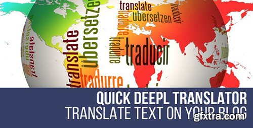 CodeCanyon - Quick DeepL Translator v1.0.1 - WordPress Plugin - 23268807 - NULLED