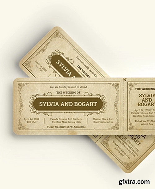 Sample-Vintage-Wedding-Ticket