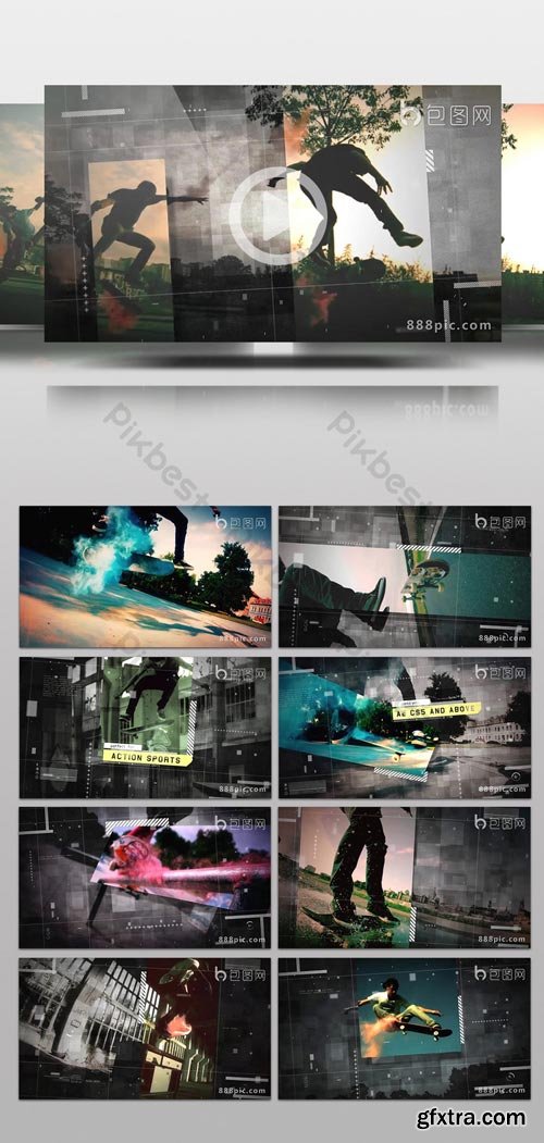 PikBest - Motion Picture Freeze Display Data Technology Element Animation AE Template - 140111