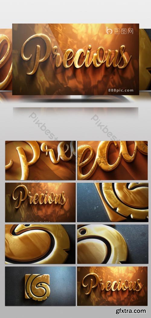 PikBest - Steel Texture 3D Logo Animation - 149300