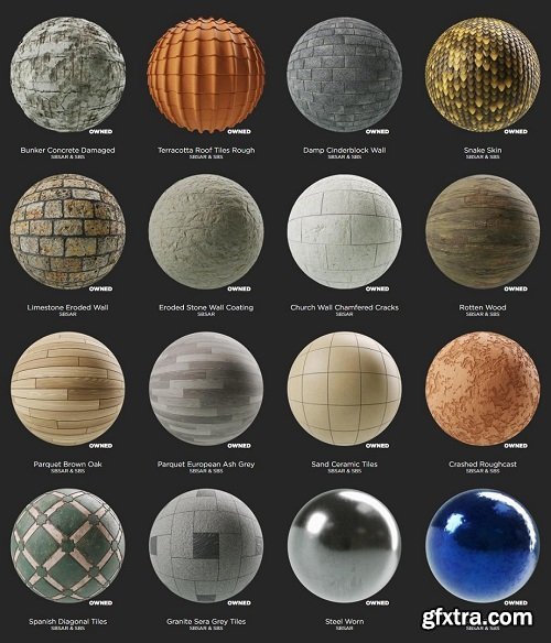 Substance Painter (60 substances)