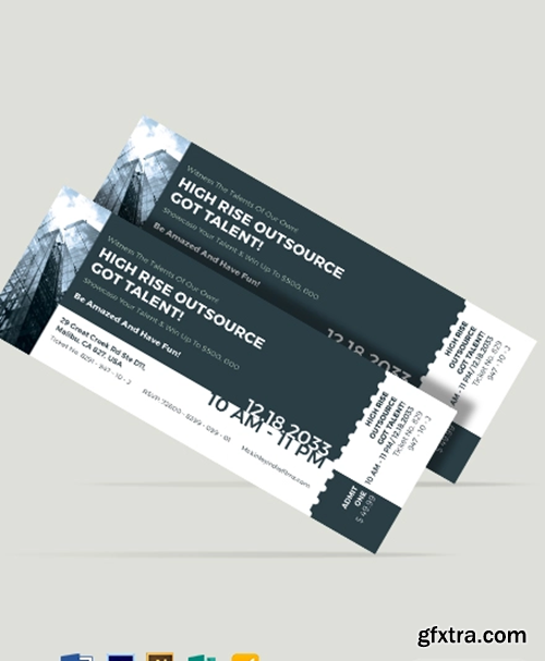 Office-Event-Ticket-Template