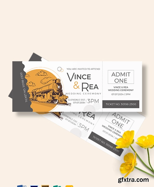 Train-Wedding-Ticket-Template-1