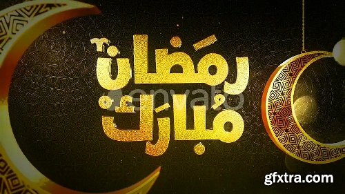 Videohive 3D Ramadan &amp; Eid Golden Greetings 26441299