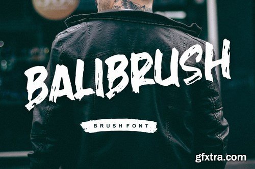 Balibrush - Rough Marker Font