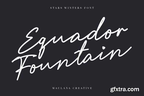 CM - Stars Winters Typeface 4846367