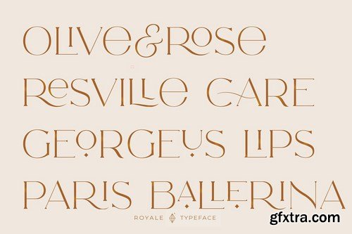 Royale Luxurious Typeface