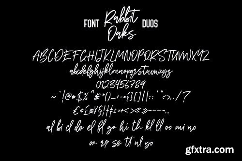 Rabbit Oaks - Font Duos