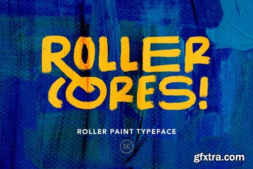 Roller Cores - Roller Paint Typeface