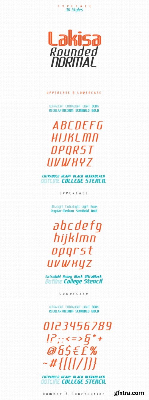 Lakisa Rounded Font