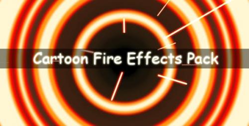 Videohive - Cartoon Fire Effects Pack