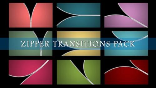 Videohive - Zipper Transitions Pack