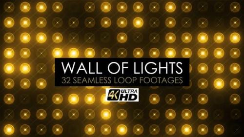 Videohive - Wall Of Lights Pack (4K)