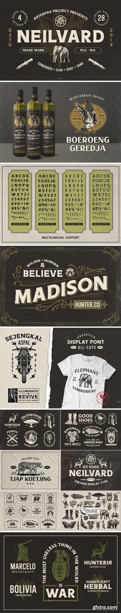 CreativeMarket - Neilvard - Font Set 4779090