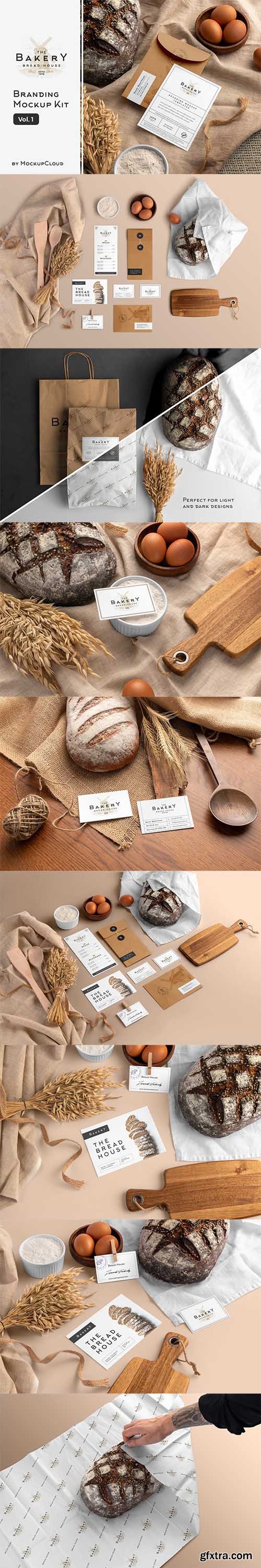 Bakery Branding Mockups Vol. 1