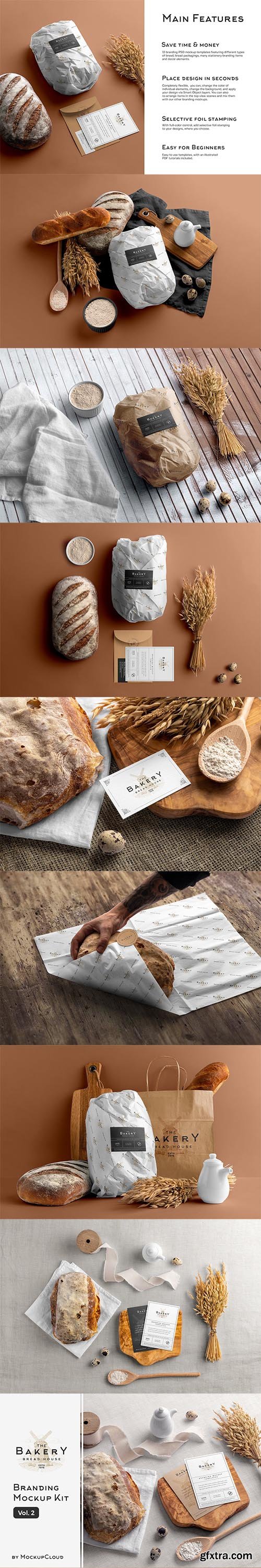 Bakery Branding Mockups Vol. 2