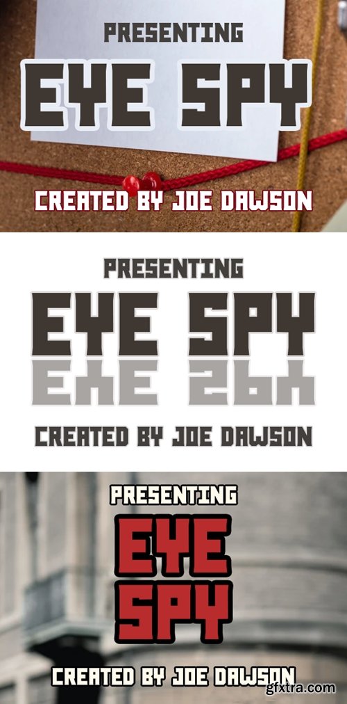 Eye Spy Font