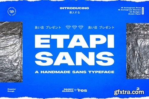 Etapi Sans + Extras (Social Media Pack & Badge)