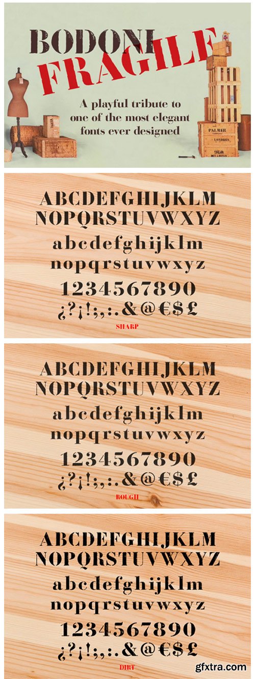 Bodoni Fragile Font