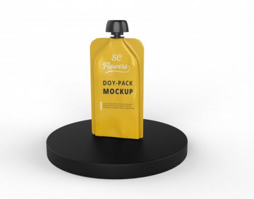 Doy Pack Mockup Premium PSD