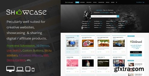 ThemeForest - Showcase v3.0 - Responsive WordPress Grid / Masonry Blog Theme - 14842187