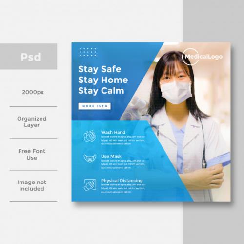 Healthcare & Medical Social Media Banner Premium PSD