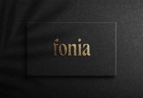 Luxury Logo Mockup On Black Business Card Premium PSD