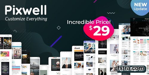 ThemeForest - Pixwell v4.0 - Modern Magazine - 24689900