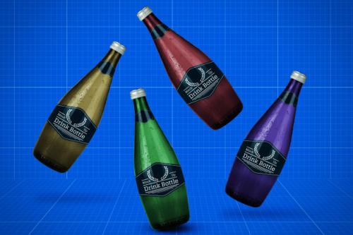 Bottles Mockup Premium PSD