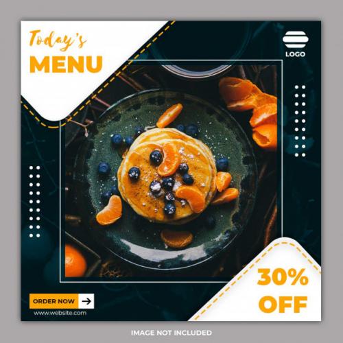 Food Banner Social Media Templates Premium PSD