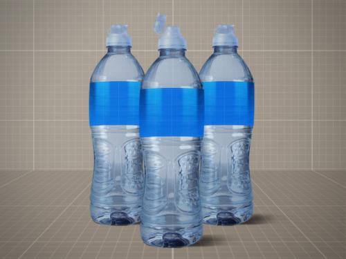 Water Bottle Mockup Premium PSD