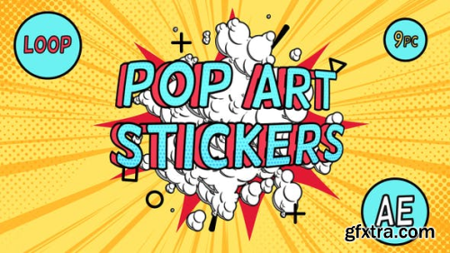 Videohive Pop-Art Sale Stickers 26457504