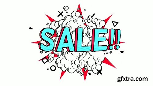 Videohive Pop-Art Sale Stickers 26457504