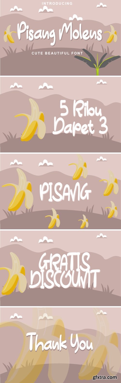 Pisang Molens Font