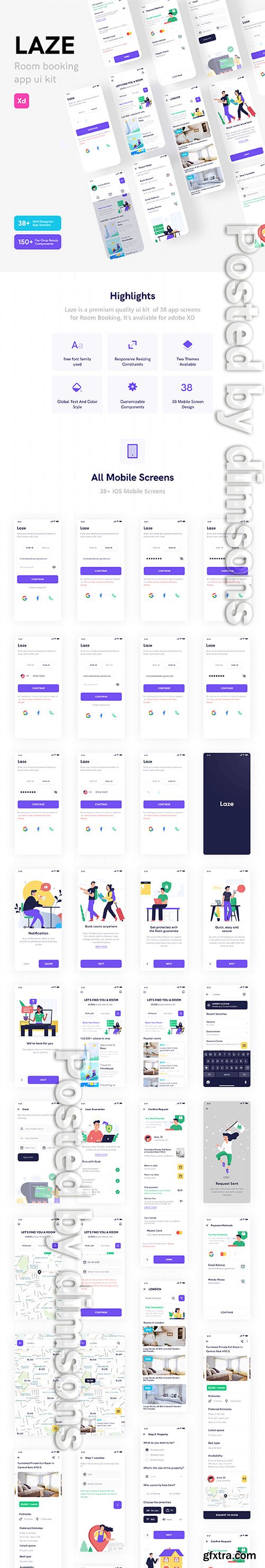 Laze Travel App Ui Kit