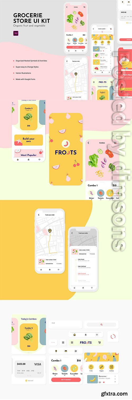 UI KIT FROOTS / Fruit and veg store