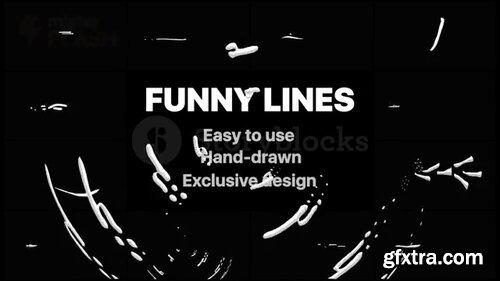 Videoblocks - Flash FX Funny Lines | FCPX